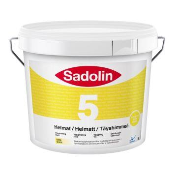 Sadolin innandura veggjamáling hvít 8L glans 5