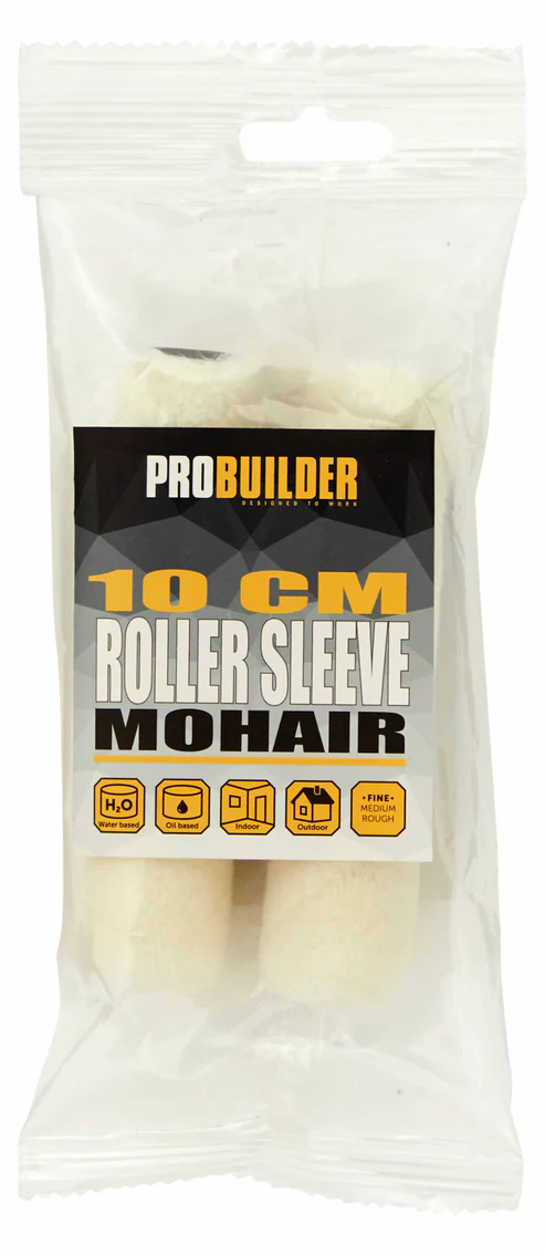 Málirullur mohair 10cm 2stk