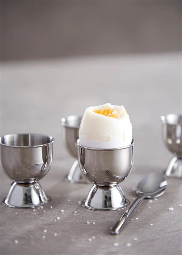 Eggjabikur 4 stk. rustfrítt stál