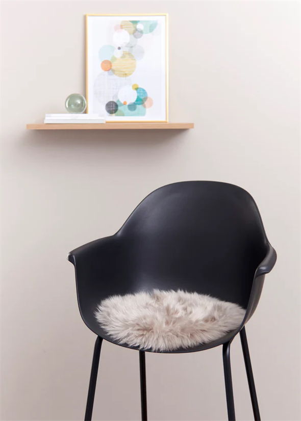 Lambaskinn sitipúta Ø34cm